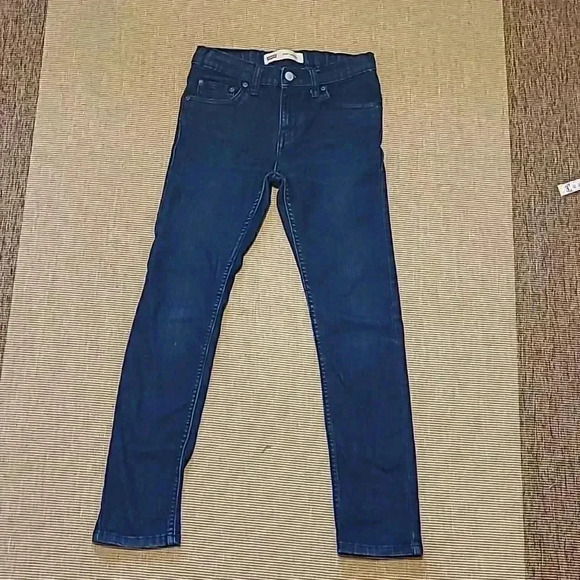 Girls LEVI'S 510 Skinny  Jeans - Dark Wash - size 12 - Picture 1 of 5